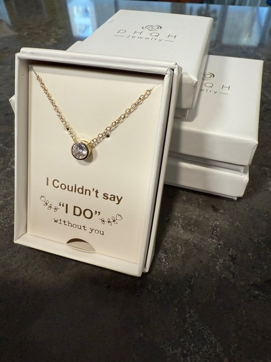 DHQH Jewelry - Bridesmaid gifts, Set of 6 Necklaces